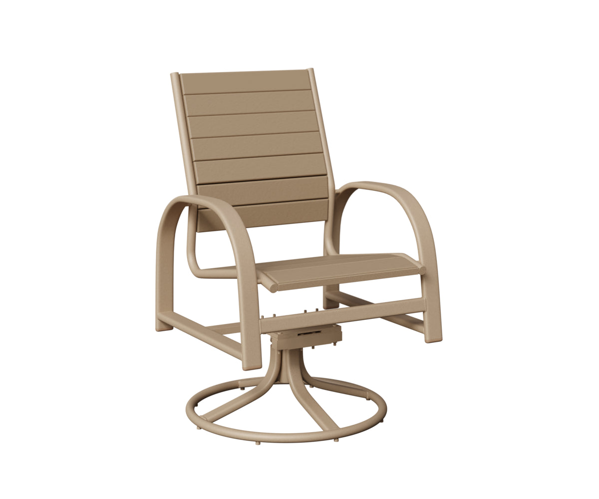 Murphy Poly Swivel Rocker Dining Chair