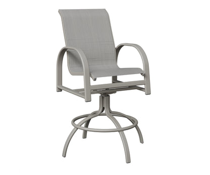 Murphy Padded Sling Swivel Bar Chair