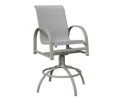 Murphy Padded Sling Swivel Bar Chair