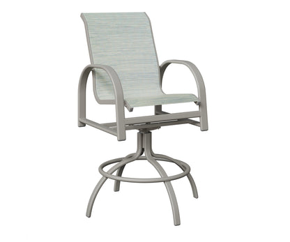 Murphy Padded Sling Swivel Bar Chair