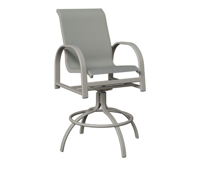 Murphy Padded Sling Swivel Bar Chair