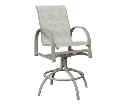 Murphy Padded Sling Swivel Bar Chair