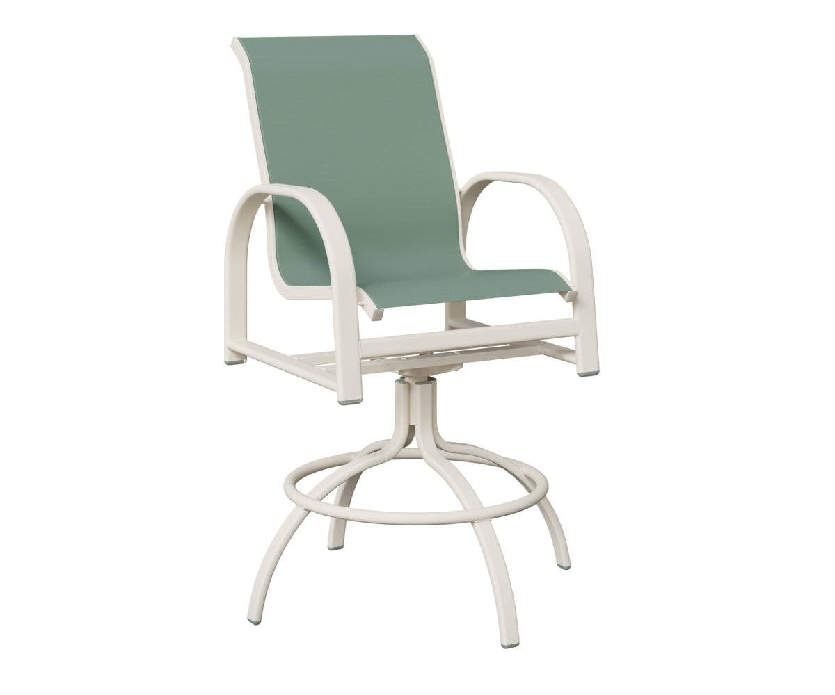 Murphy Sling Swivel Bar Chair