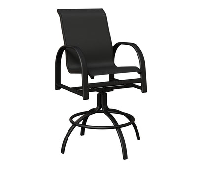 Murphy Padded Sling Swivel Bar Chair