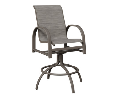 Murphy Padded Sling Swivel Bar Chair