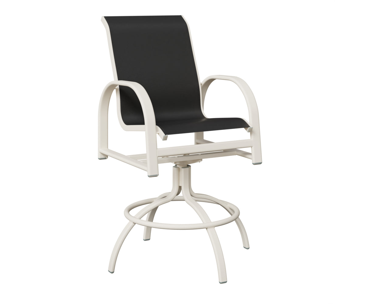 Murphy Sling Swivel Bar Chair