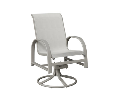 Murphy Padded Sling Swivel Rocker Dining Chair