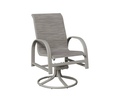 Murphy Padded Sling Swivel Rocker Dining Chair