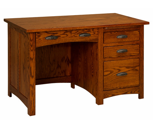 SFC Amish Oakwood Single Pedestal Desk