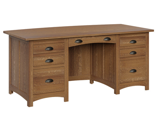 SFC Amish Oakwood Executive Desk