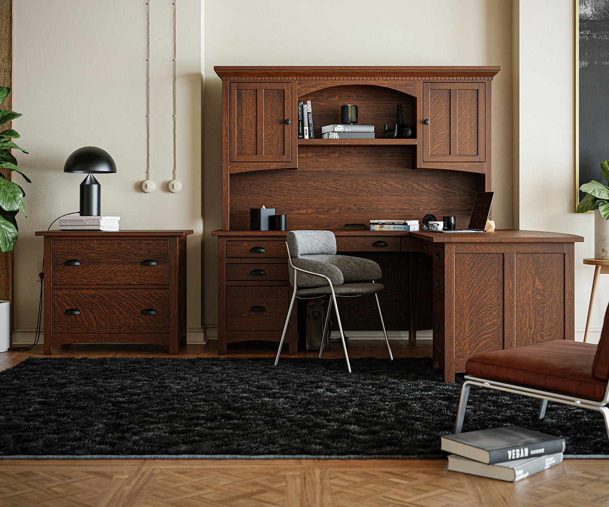 SFC Amish Oakwood Lateral File Cabinet
