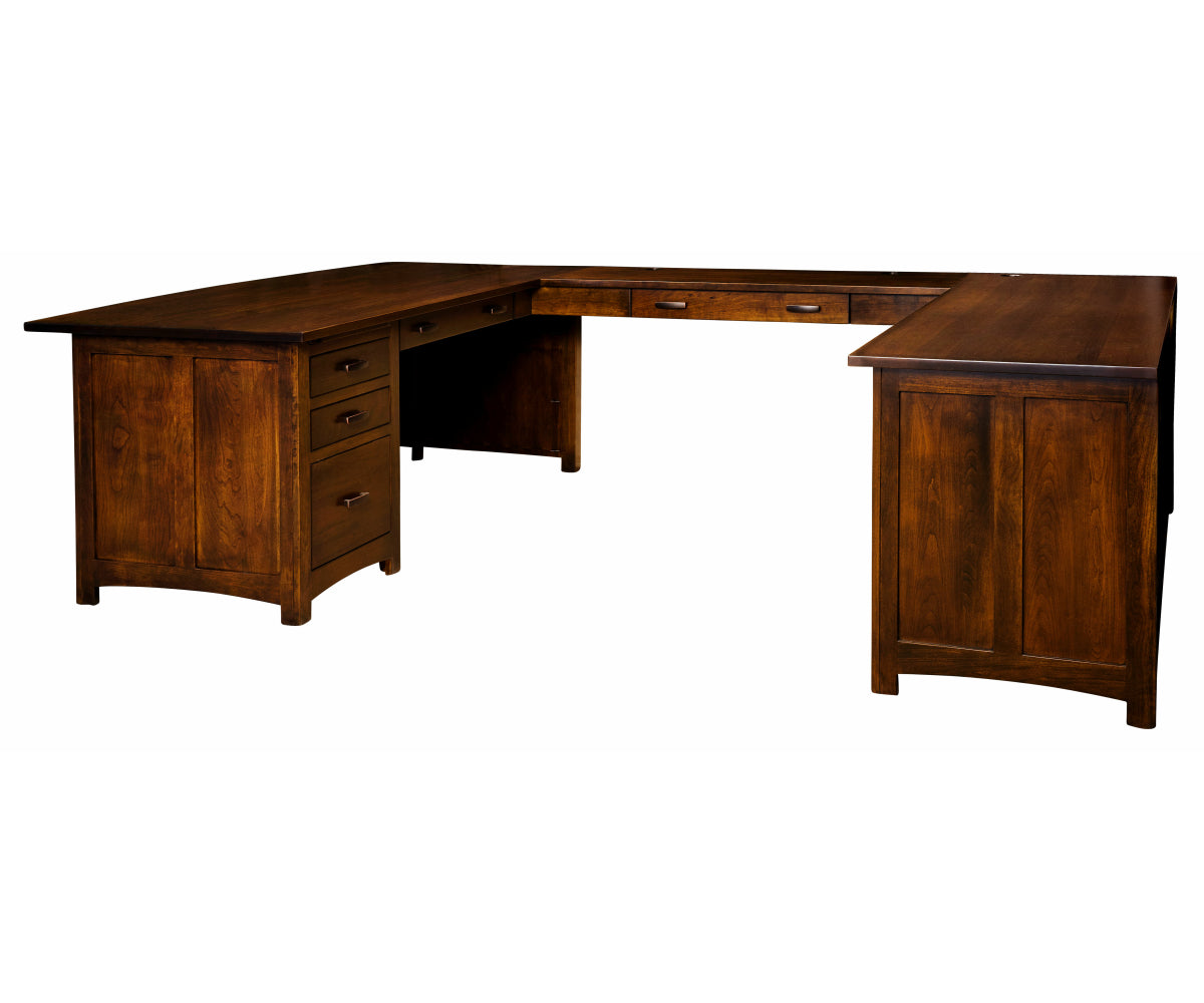 SFC Amish Oakwood U Desk
