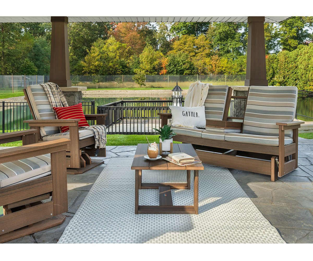 Brooklyn Lounge Glider with Console