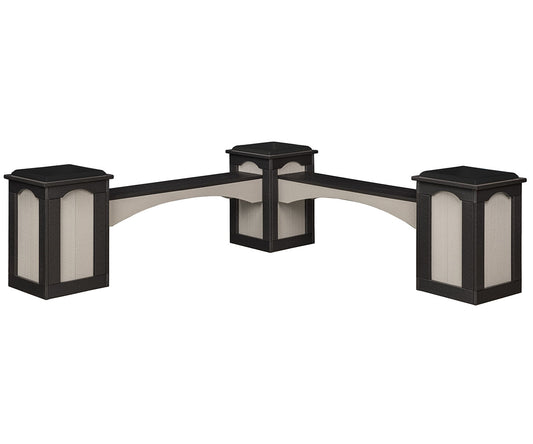 L-Shaped Classic Planter Bench