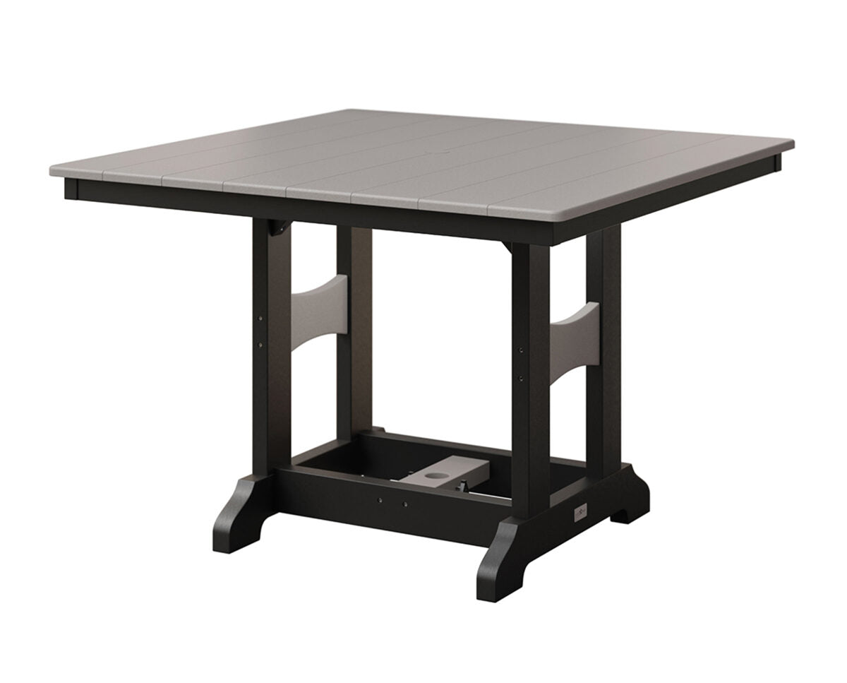44" Classic Square Table Dining Height