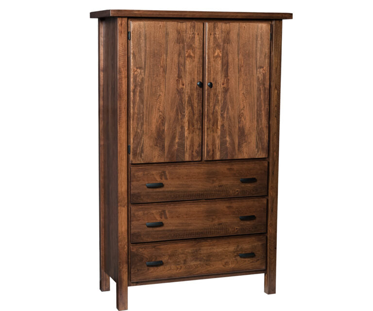 SFC Amish Sawyer Wood Armoire