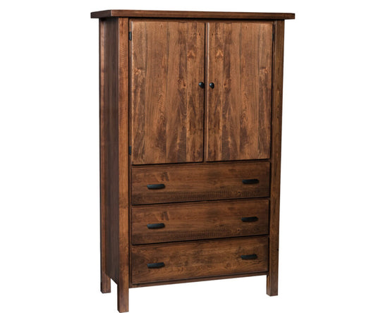 SFC Amish Sawyer Wood Armoire