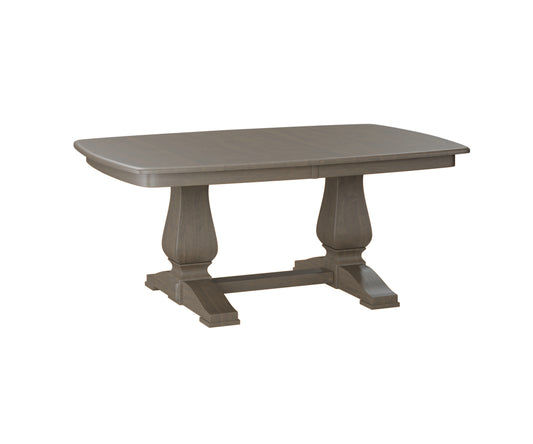 SFC Amish Stacy Double Pedestal Table