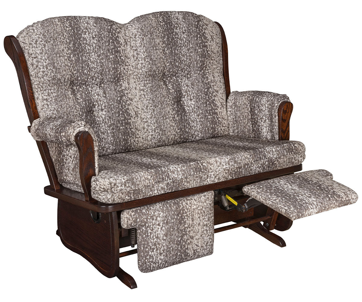 SFC Amish Swanback Loveseat Glider