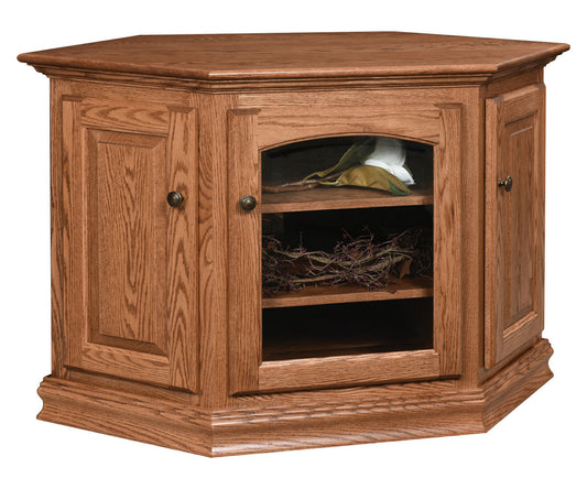 SFC Amish Traditional Cornwall Corner TV Stand