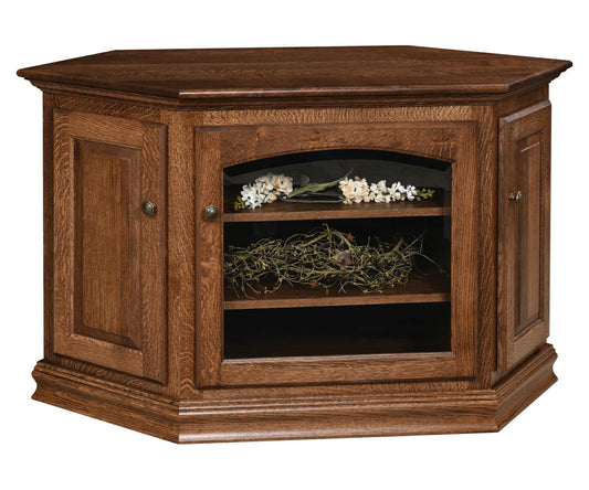 SFC Amish Traditional Cornwall Corner TV Stand