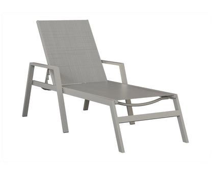Vida Sling Chaise Lounge With Arms