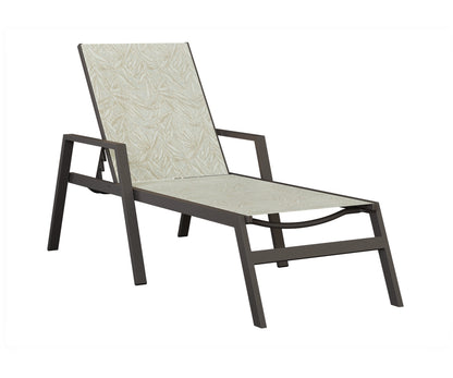 Vida Sling Chaise Lounge With Arms
