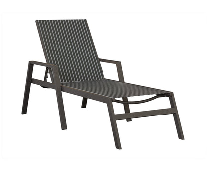 Vida Sling Chaise Lounge With Arms