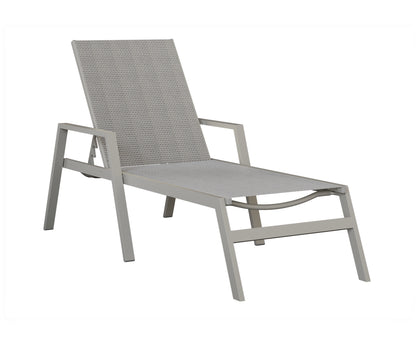 Vida Sling Chaise Lounge With Arms