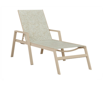 Vida Sling Chaise Lounge With Arms