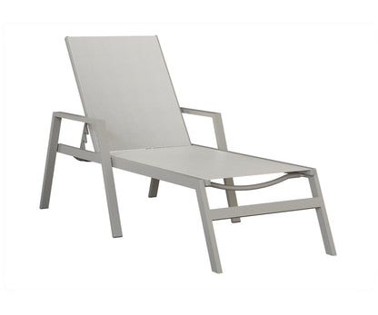 Vida Sling Chaise Lounge With Arms