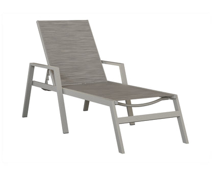 Vida Sling Chaise Lounge With Arms