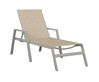 Vida Sling Chaise Lounge With Arms