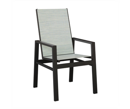 Vida High Back Padded Sling Dining Chair