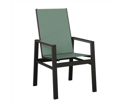 Vida High Back Padded Sling Dining Chair