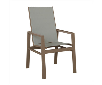 Vida High Back Padded Sling Dining Chair