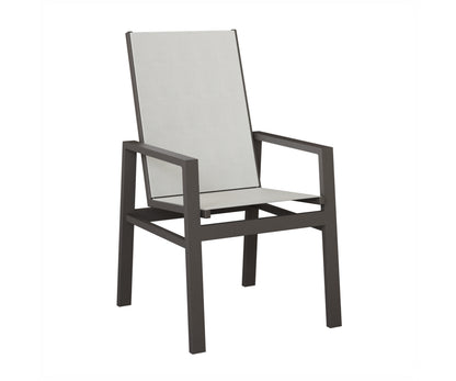 Vida High Back Padded Sling Dining Chair