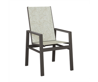 Vida High Back Padded Sling Dining Chair