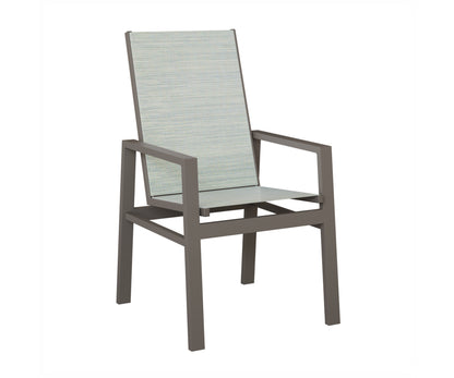 Vida High Back Padded Sling Dining Chair