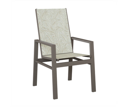 Vida High Back Padded Sling Dining Chair