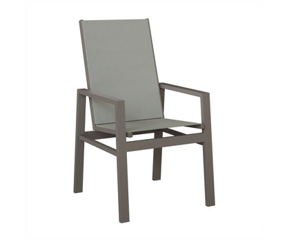 Vida High Back Padded Sling Dining Chair