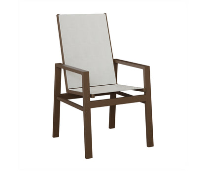 Vida High Back Padded Sling Dining Chair