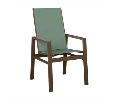 Vida High Back Padded Sling Dining Chair