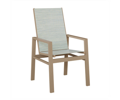 Vida High Back Padded Sling Dining Chair
