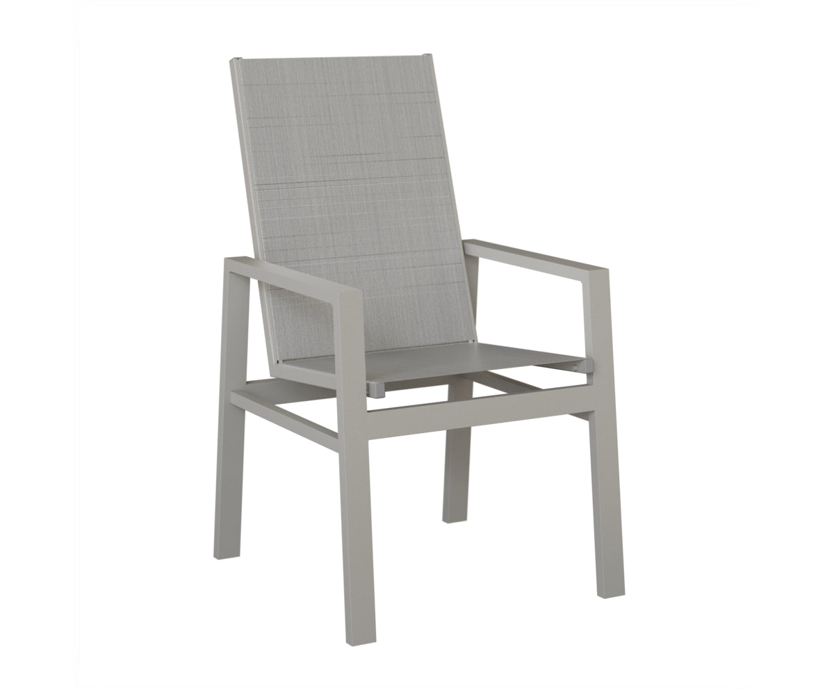Vida High Back Padded Sling Dining Chair