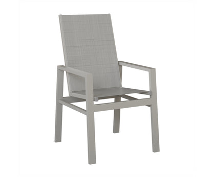 Vida High Back Padded Sling Dining Chair