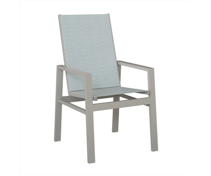 Vida High Back Padded Sling Dining Chair