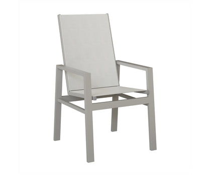 Vida High Back Padded Sling Dining Chair