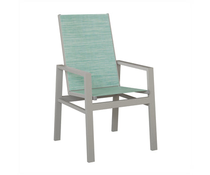 Vida High Back Padded Sling Dining Chair
