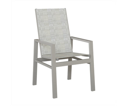 Vida High Back Padded Sling Dining Chair